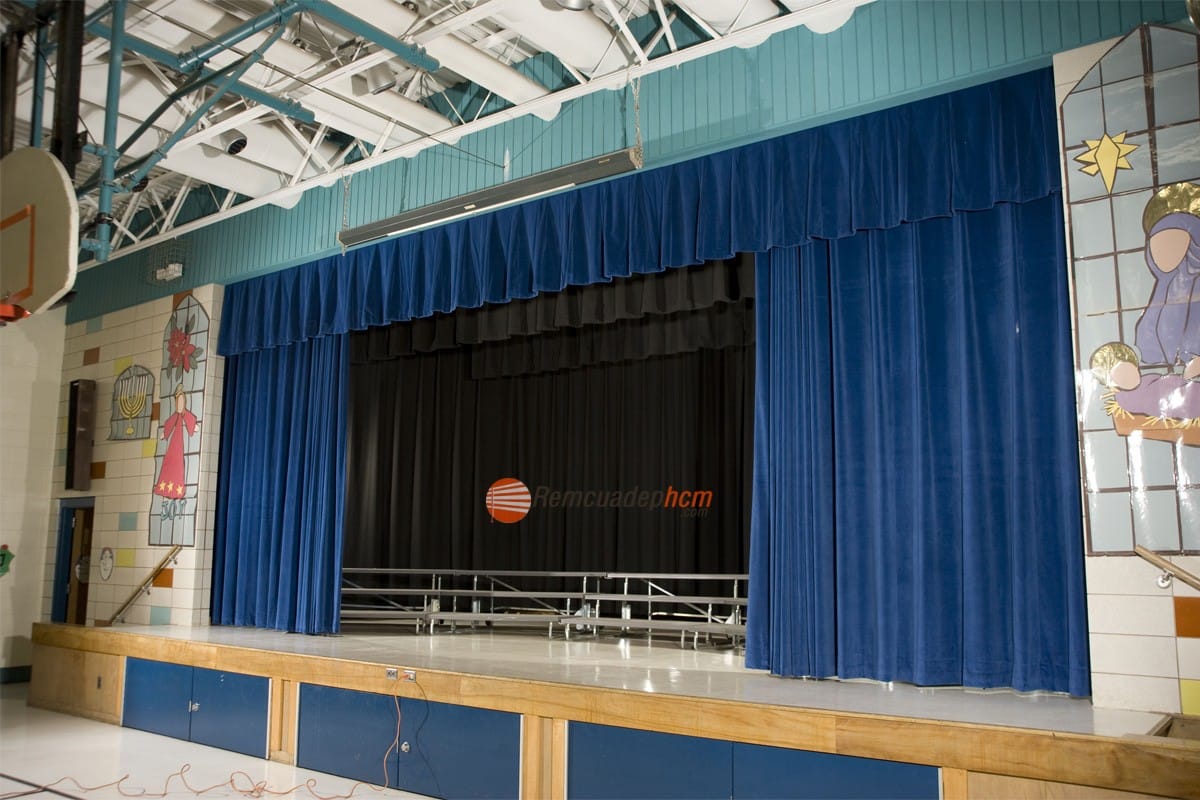 lắp đặt rèm sân khấu lắp đặt rèm sân khấu