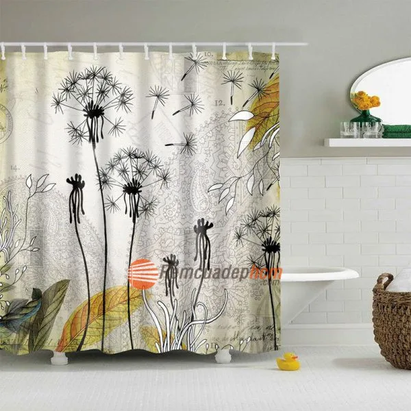 Mẫu rèm phòng tắm đẹp không thấm nước