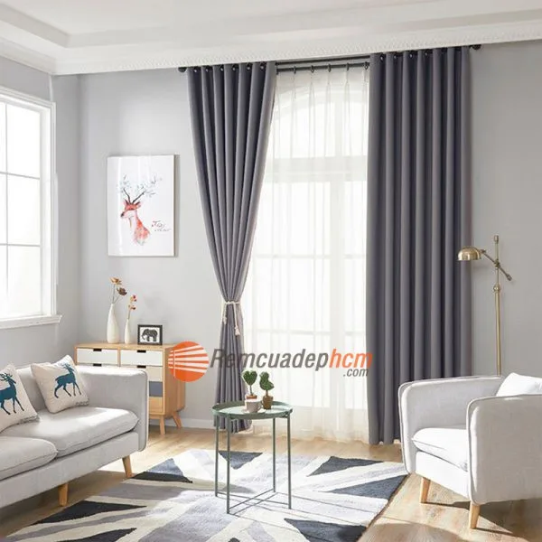Rèm cửa chính chống nắng phòng khách