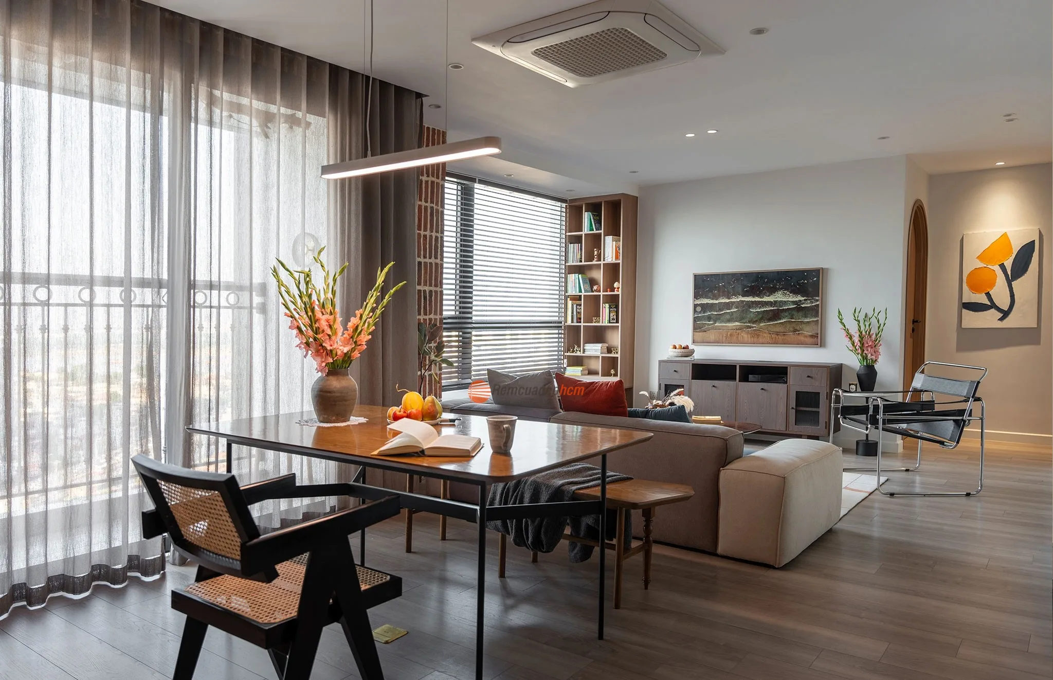 rèm sáo nhôm cách nhiệt