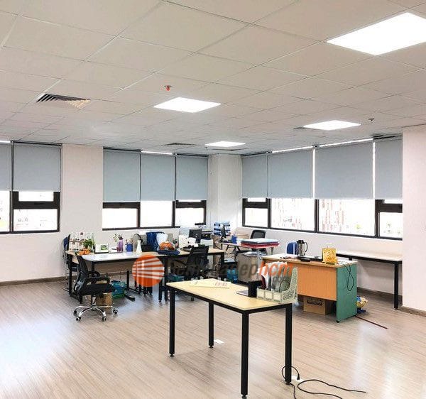 Rèm cuốn trơn văn phòng giá rẻ hcm