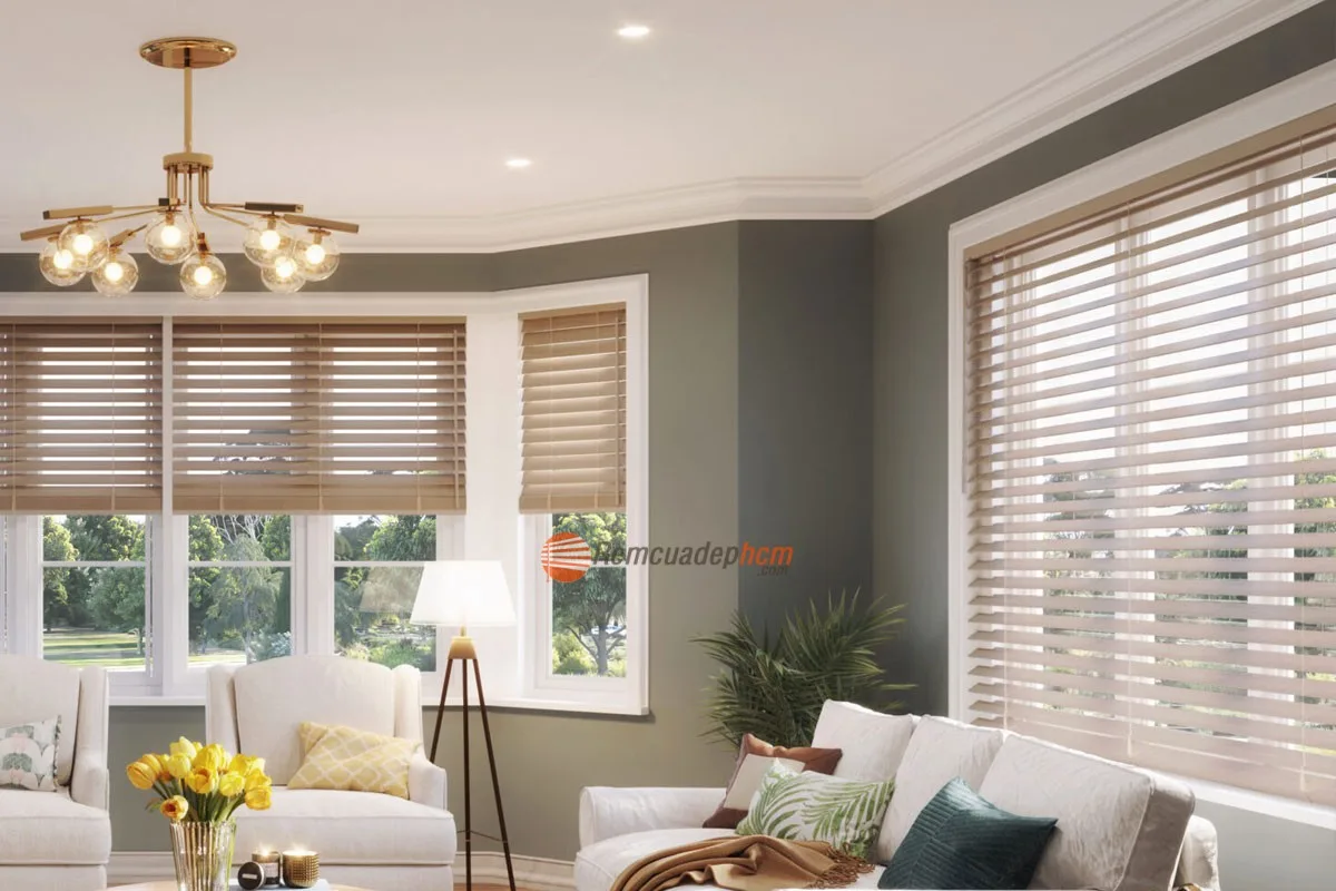 rèm sáo gỗ cao cấp